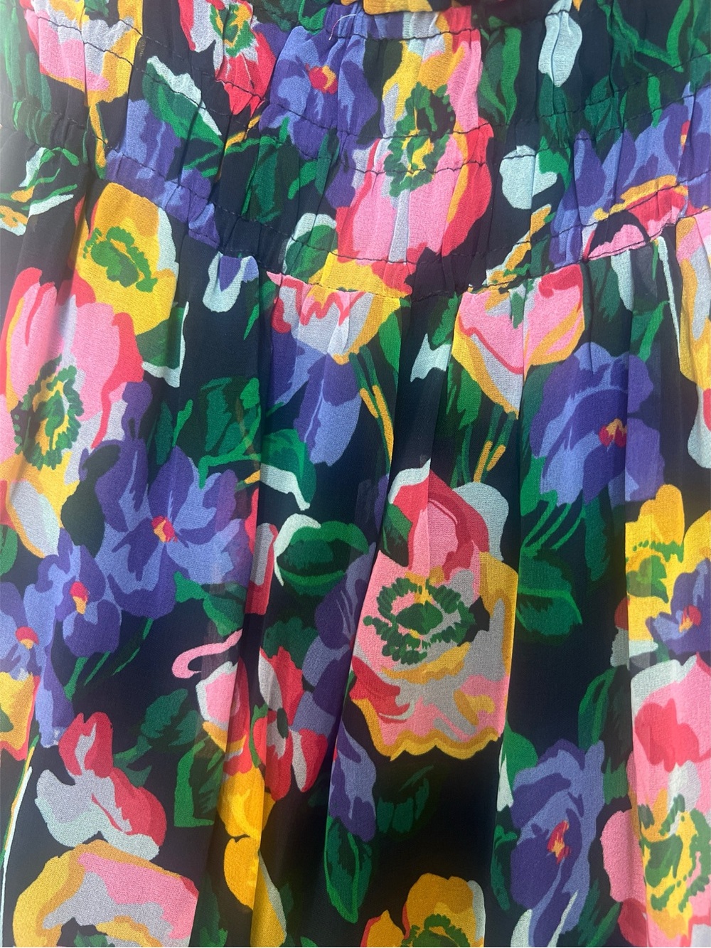 Anthropologie Somerset Floral Strapless Tiered Maxi Dress - Picture 7 of 8